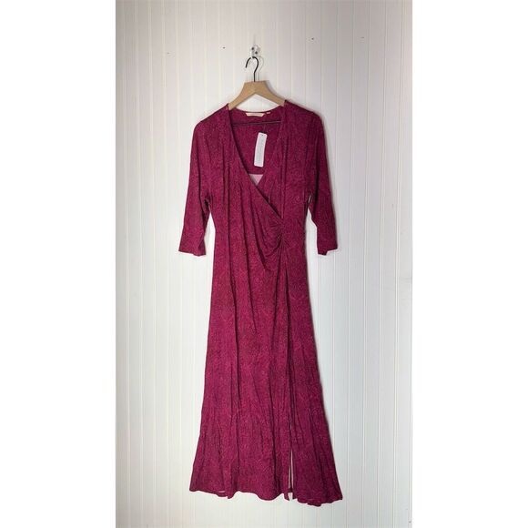 Soft Surroundings Women's PXL V-Neck Maxi Dress Tapestry Multicolor - Picture 1 of 9